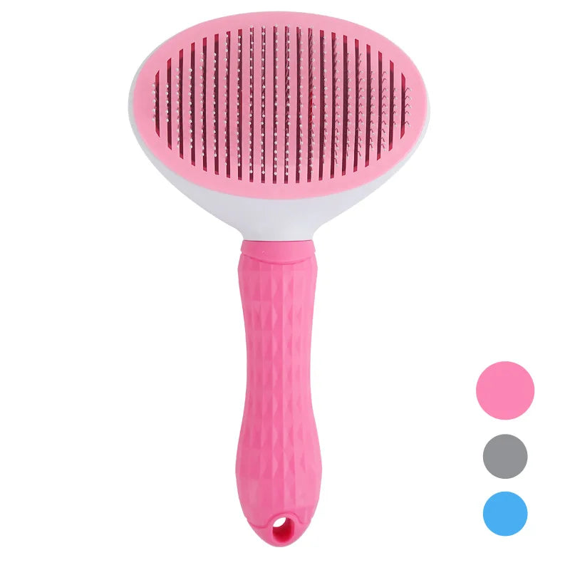 Self-cleaning Pet Hair Remove Comb for Dog and Cat