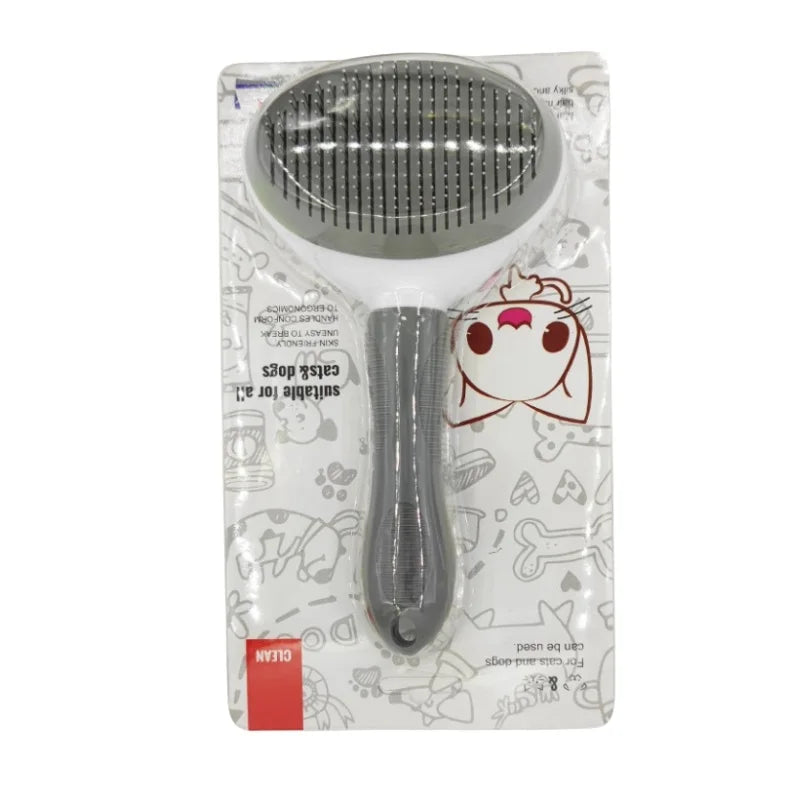 Self-cleaning Pet Hair Remove Comb for Dog and Cat