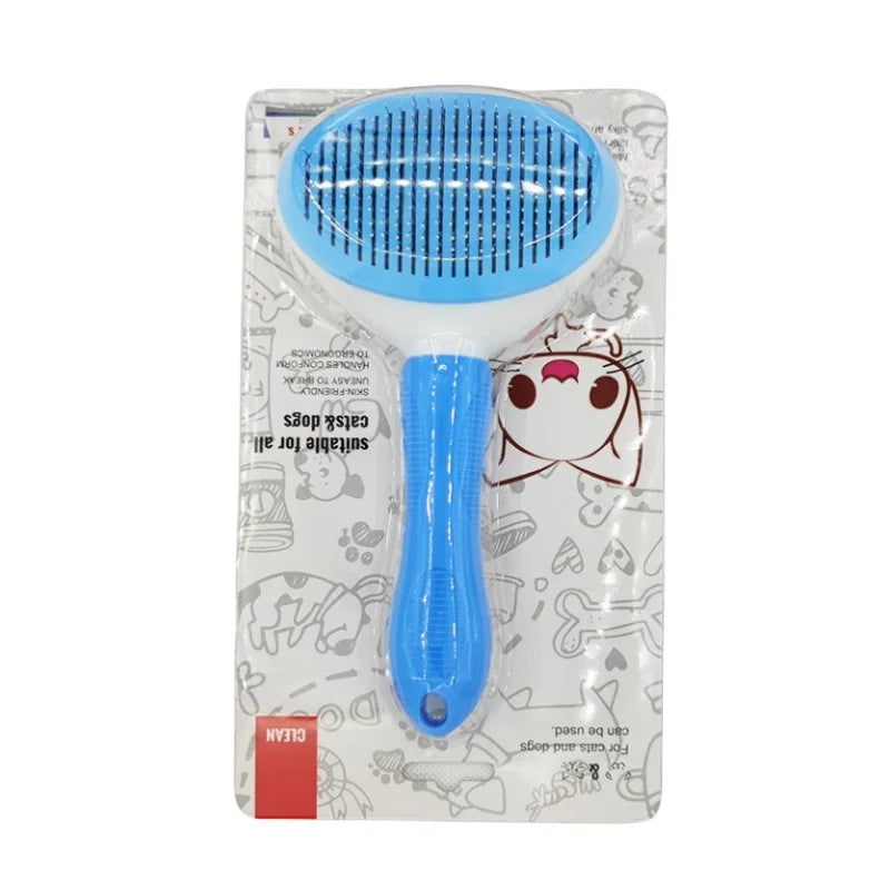 Self-cleaning Pet Hair Remove Comb for Dog and Cat