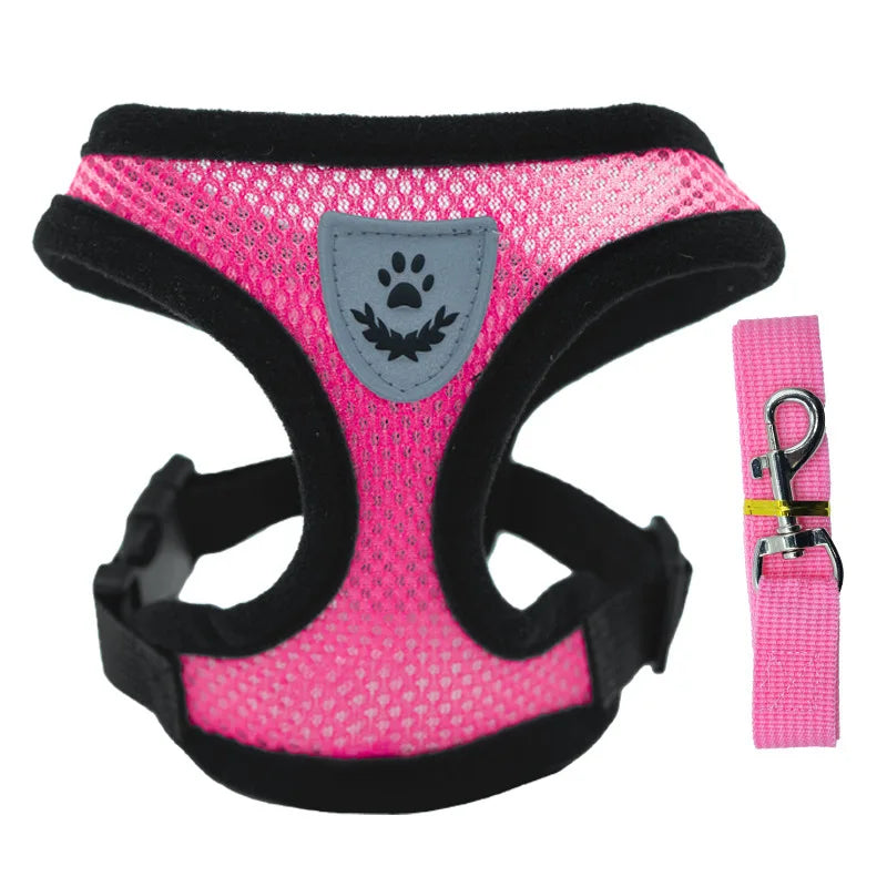 Breathable Mesh Cat Small Dog Harness