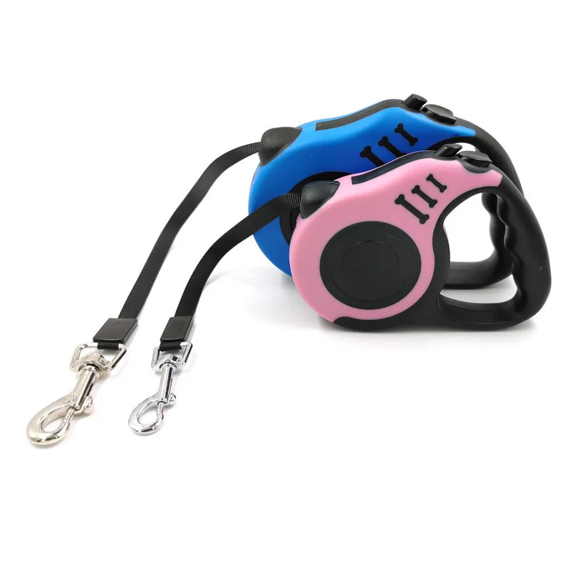 3 Meters 5 Meters Retractable Dog Leash Pet Leash Traction Rope Belt Automatic Flexible Leash