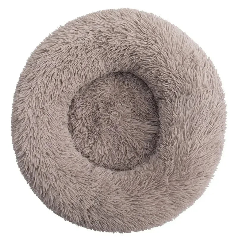 Cozy Circular Pet Bed for Cats & Dogs