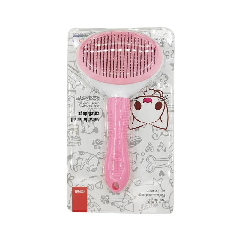 Self-cleaning Pet Hair Remove Comb for Dog and Cat